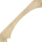 Ekena Millwork 6"W x 44"D x 44"H Imperial Rough Sawn Knee Brace, Douglas Fir BRC06X44X44IMP00RDF - alternate 3